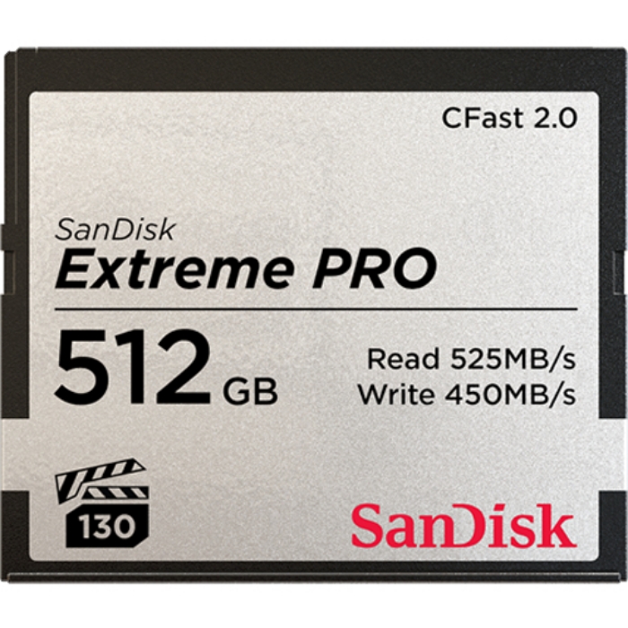 Bild på SANDISK SANDISK EXTREME PRO CFAST 2.0 SDCFSP-512G-G46D