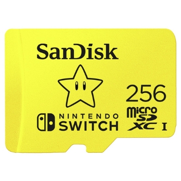 Bild på SANDISK SANDISK NINTENDO MICROSDXC SDSQXAO-256G-GNCZN