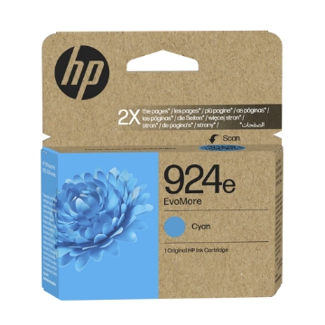 Bild på HP INC. HP 924E EVOMORE CYAN 4K0U7NE#CE1