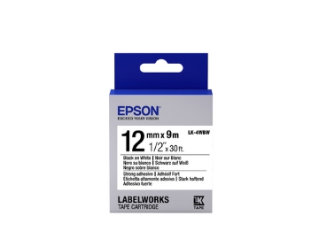 Bild på EPSON TAPE - LK-4WBW STRNG ADH C53S654016