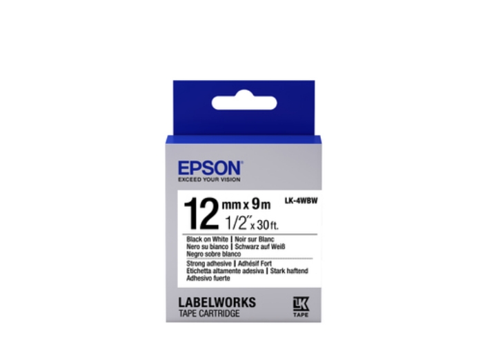 Bild på EPSON TAPE - LK-4WBW STRNG ADH C53S654016