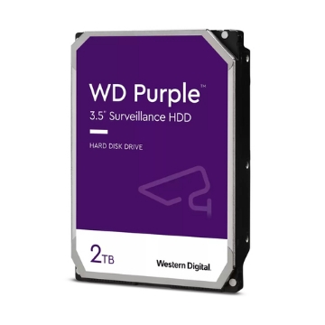 Bild på WESTERN DIGITAL WD PURPLE 2TB 64MB 3.5IN SATA WD23PURZ