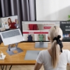 Bild på J5CREATE MULTI-ANGLE DUAL 4K DOCKING JTS427-N