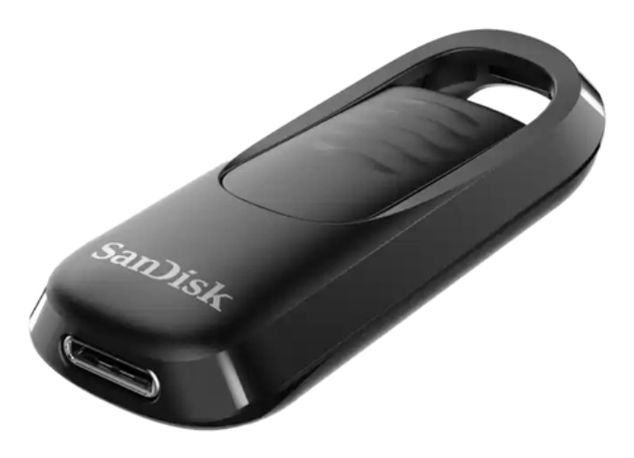Bild på SANDISK ULTRA SLIDER TYPE-C FLASH DRIVE SDCZ480-128G-G46