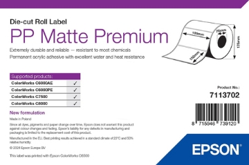 Bild på EPSON PP MATTE LABEL PREMIUM DIE-CUT 7113702