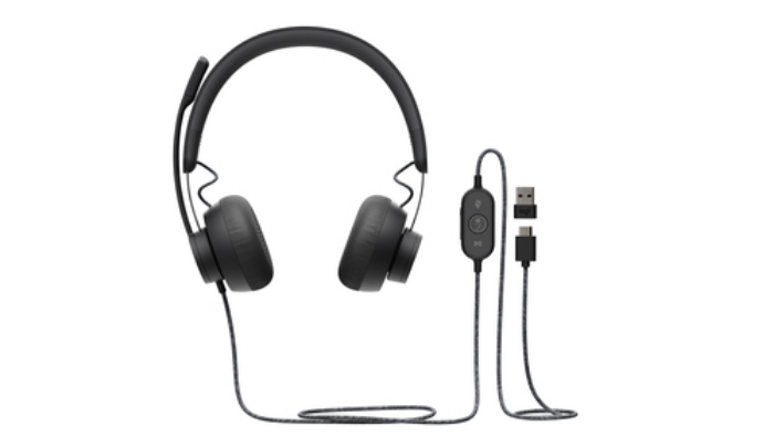 Bild på LOGITECH ZONE WIRED HEADSET MS TEAMS 981-000870