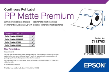 Bild på EPSON PP MATTE LABEL PREMIUM 7113703