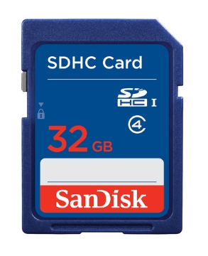 Bild på SANDISK SD CARD 32GB SDHC STANDARD SDSDB-032G-B35