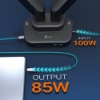 Bild på J5CREATE ERGONOMIC DUAL-MONITOR MOUNT JTSA302-N
