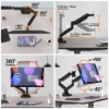 Bild på J5CREATE ERGONOMIC DUAL-MONITOR MOUNT JTSA302-N