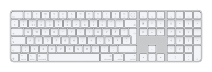 Bild på APPLE MAGIC KBD TCH ID NUM KPAD MAC MXK73S/A