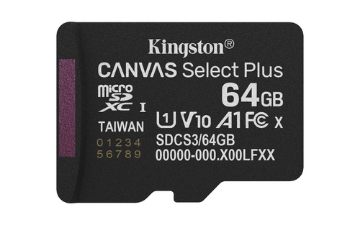 Bild på KINGSTON 64GB MICROSDXC CANVAS Select+ SDCS3/64GBSP