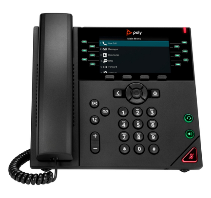 Bild på HP - POLY VVX 450 12-LINE BIZ-IP-PHONE 8B1L7AA#AC3