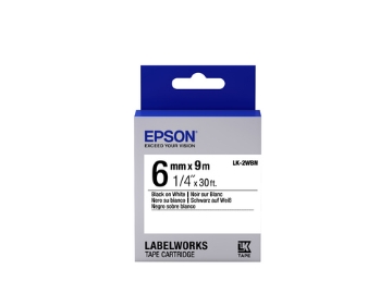 Bild på EPSON TAPE LK-2WBN STD BLK-/WHT 6/9 C53S652003