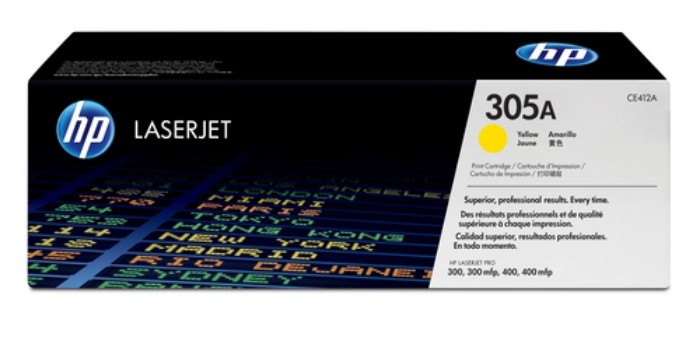 Bild på HP INC. TONER CARTRIDGE 305A YELLOW CE412A
