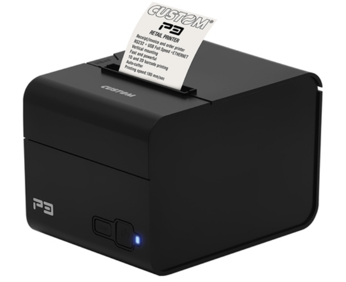 Bild på CUSTOM PRINTER P3X 80MM ETH USB RS232 911MH020100733