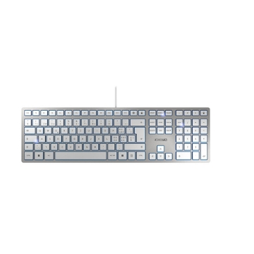 Bild på CHERRY KC6000 SLIM CORDED KB CH SI/WH JK-1600CH-1