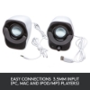 Bild på LOGITECH Z120 STEREO SPEAKERS - WHITE 980-000513