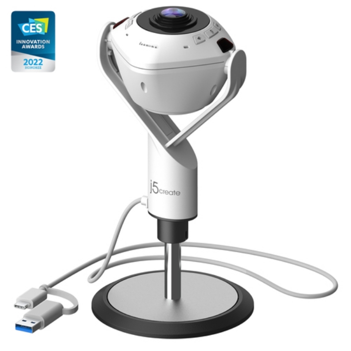 Bild på J5CREATE 360 AI-POWERED WEBCAM WITH JVU368-N