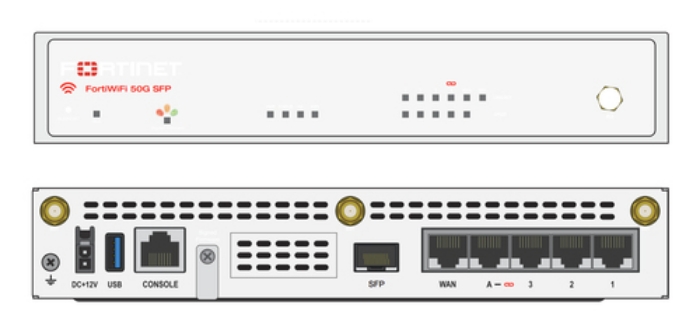 Bild på FORTINET FORTIWIFI-50G-SFP 5 X GE RJ45 FWF-50G-SFP-E