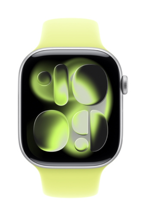 Bild på APPLE 46MM NEON YELLOW SPORT BAND - MFGW4ZM/A