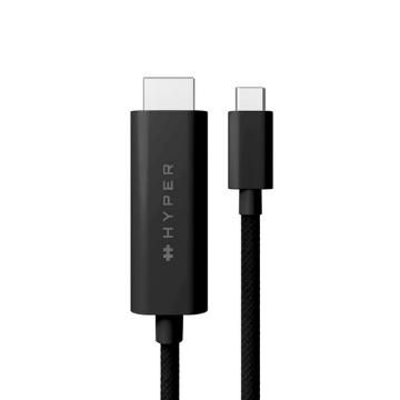 Bild på HYPER HYPER 4K USB-CTO HDMI CABLE BL HD6007BKGL