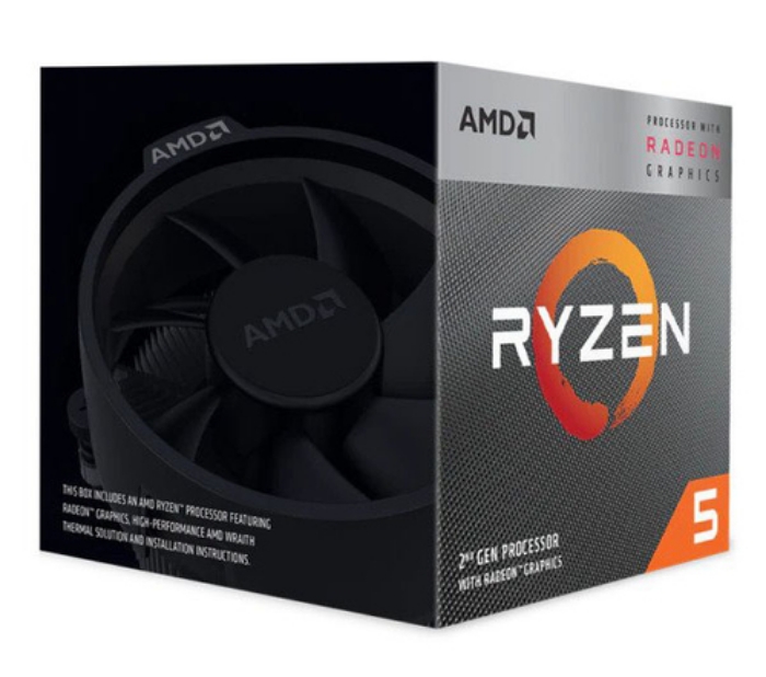 Bild på AMD RYZEN 5 3400G 4.20GHZ 4 CORE YD3400C5FHBOX