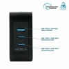 Bild på MOBILIS WALL CHARGER - 100 W - 2 USB C 001365