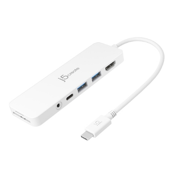 Bild på J5CREATE USB-C MULTI-PORT HUB WITH POWER JCD373-N