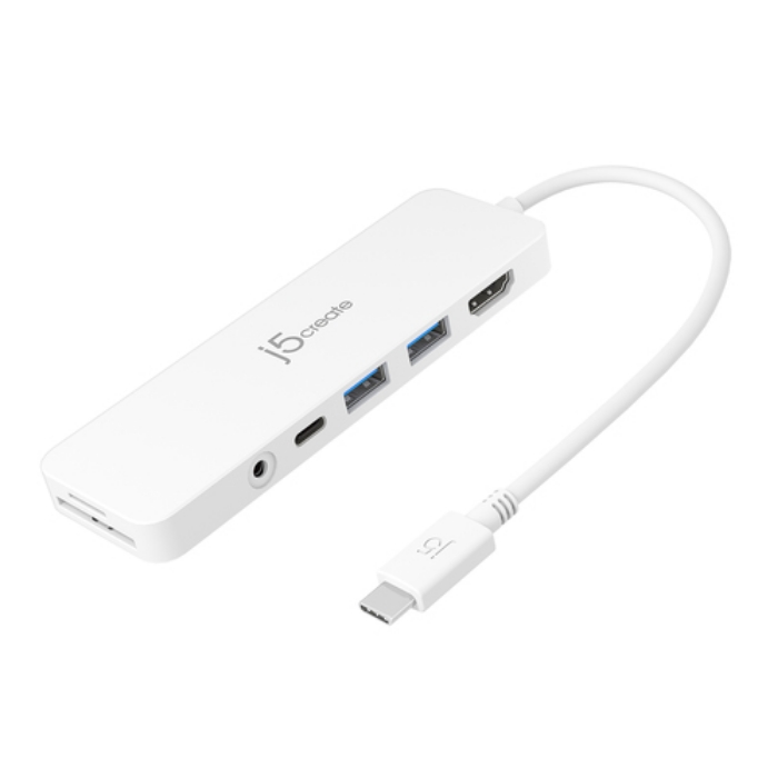 Bild på J5CREATE USB-C MULTI-PORT HUB WITH POWER JCD373-N