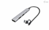 Bild på I-TEC I-TEC USB-A/USB-C 4 PORT HUB CAHUBMETALMINI4