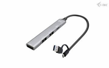 Bild på I-TEC I-TEC USB-A/USB-C 4 PORT HUB CAHUBMETALMINI4