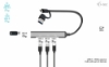 Bild på I-TEC I-TEC USB-A/USB-C 4 PORT HUB CAHUBMETALMINI4