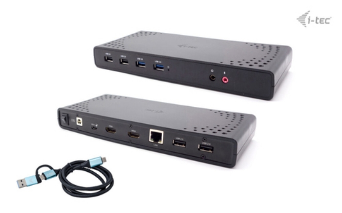 Bild på I-TEC USB 3.0/USB-C/TB 2X HDMI CADUALHDMIDOCKPD