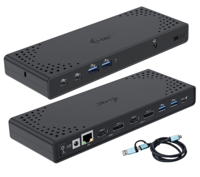 Bild på I-TEC USB-A/-C TB DUAL DOCK DUAL CADUA4KDOCKPDL2