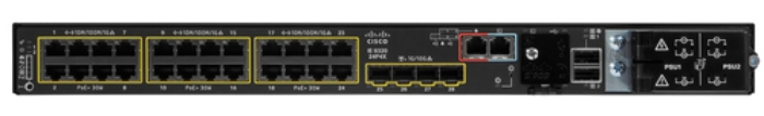 Bild på CISCO 24 PORT Poe+ DOWNLINKS WITH 4 IE-9320-24P4X-A