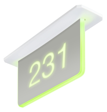 Bild på CRESTRON ROOM AVAILABILITY HALLWAY SIGN SSC-100-EL