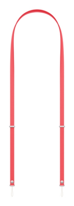 Bild på APPLE CROSSBODY STRAP - BRIGHT GUAVA MHYX4ZM/A