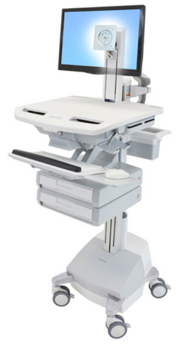 Bild på ERGOTRON STYLEVIEW CART WITH LCD PIVOT SV44-1321-C