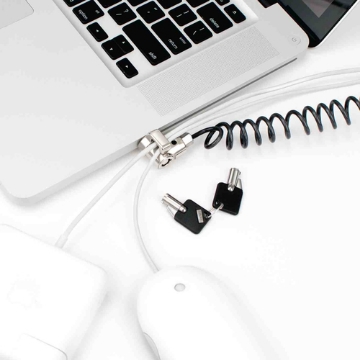 Bild på COMPULOCKS T-BAR SECURITY KEYED COILED CL15C