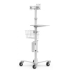 Bild på COMPULOCKS ROLLING STAND BASKET - WHITE RF02BKTW