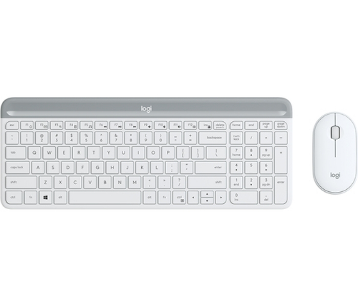 Bild på LOGITECH SLIM WRLS KB/MOUSE OFFWHITE US 920-009205