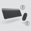 Bild på LOGITECH SLIM WRLS KB/MOUSE GRAPHITE US 920-009204