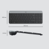Bild på LOGITECH SLIM WRLS KB/MOUSE GRAPHITE US 920-009204