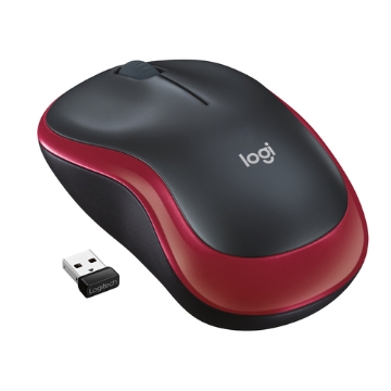 Bild på LOGITECH M185 WIRELESS MOUSE - RED EWR2 910-002237