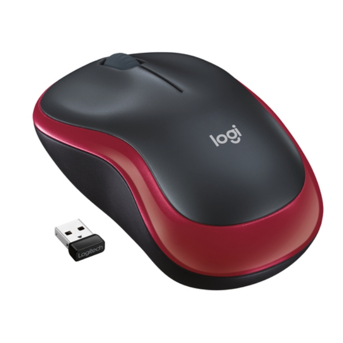 Bild på LOGITECH M185 WIRELESS MOUSE - RED EWR2 910-002237