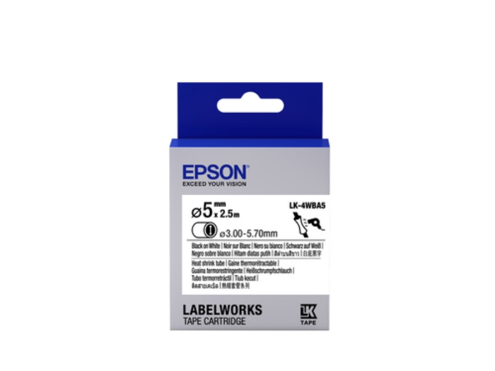 Bild på EPSON TAPE - LK-4WBA5 HST BLK C53S654904