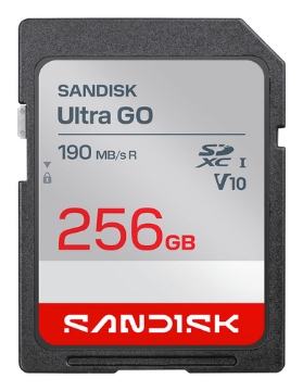 Bild på SANDISK ULTRA SD UHS-I 256GB SD 190MB/S SDSDUGN-256G-GN6IN