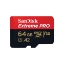 Bild på SANDISK EXTREME PRO MICROSDXC 64Gb+Sd SDSQXCU-064G-GN6MA