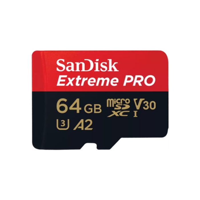 Bild på SANDISK EXTREME PRO MICROSDXC 64Gb+Sd SDSQXCU-064G-GN6MA